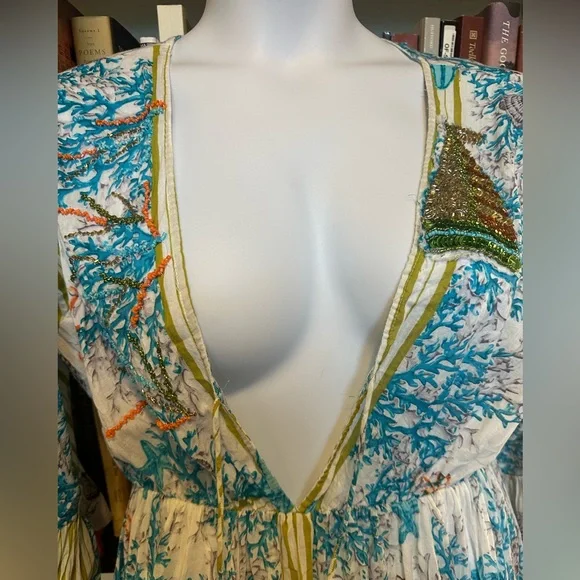 POL Size Large 3/4 Sleeve Maxi Dress - Picture 5 of 6